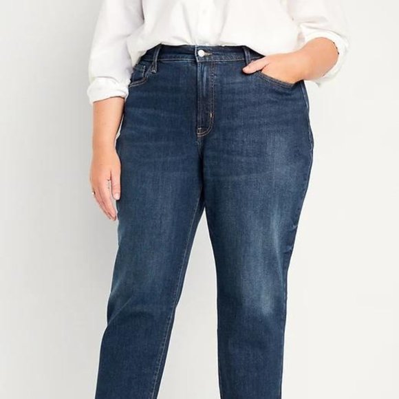 NWT Old Navy Curvy High-Waisted OG Loose Jeans - Picture 13 of 16